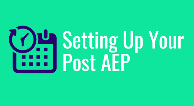Setting up your Post AEP
